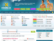 Tablet Screenshot of minutex.sk